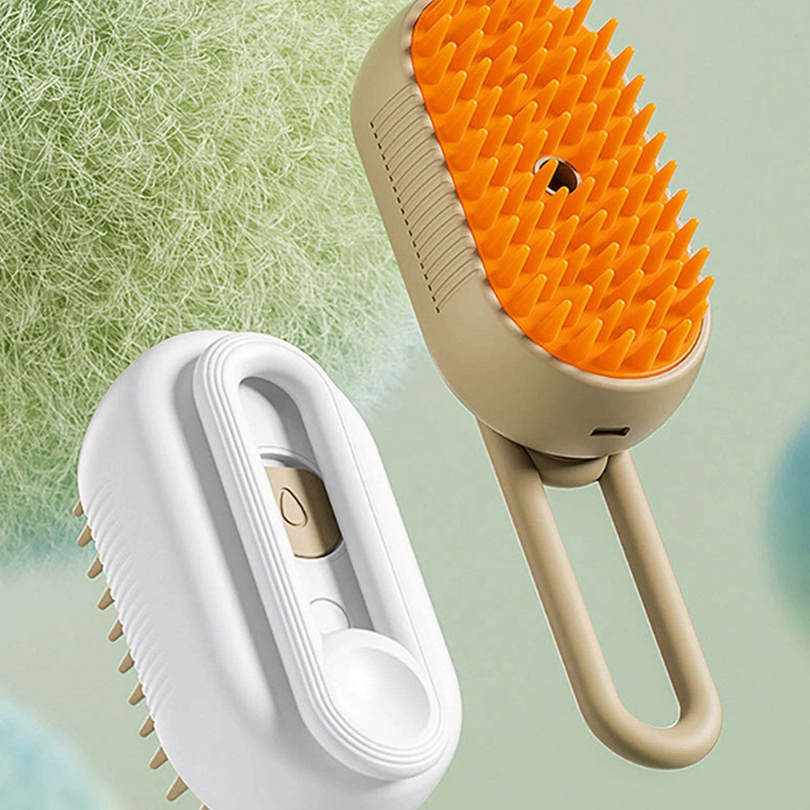 Steam Brush Pro: Cepillo de vapor 3 en 1 para mascotas